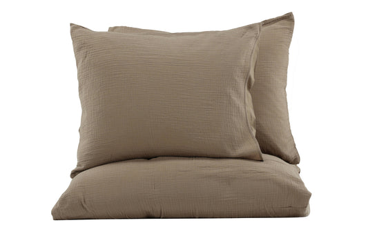 Sengesæt 220 x 240 Brun