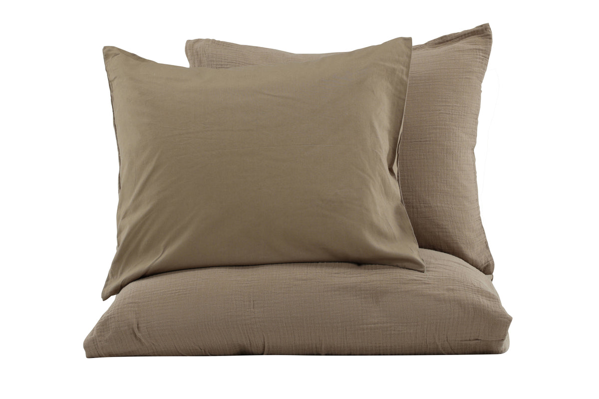 Sengesæt 220 x 240 Brun