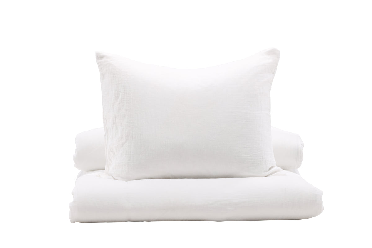 Sengesæt 50 x 60 + 150 x 200 Hvid