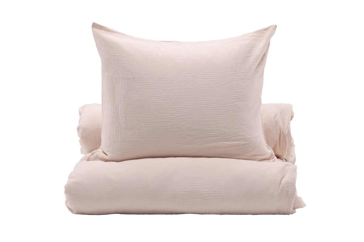 Sengesæt 50 x 60 + 150 x 200 Lys Rosa