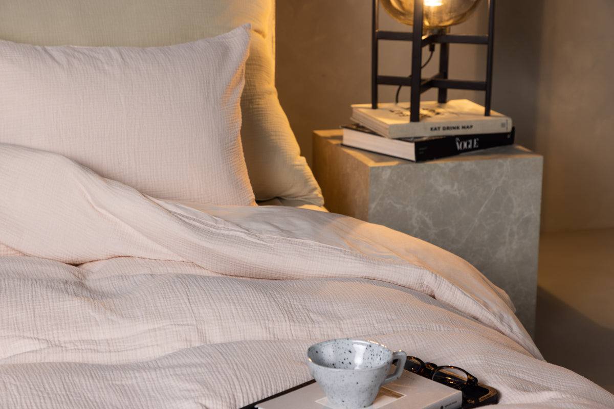 Sengesæt 50 x 60 + 150 x 200 Lys Rosa