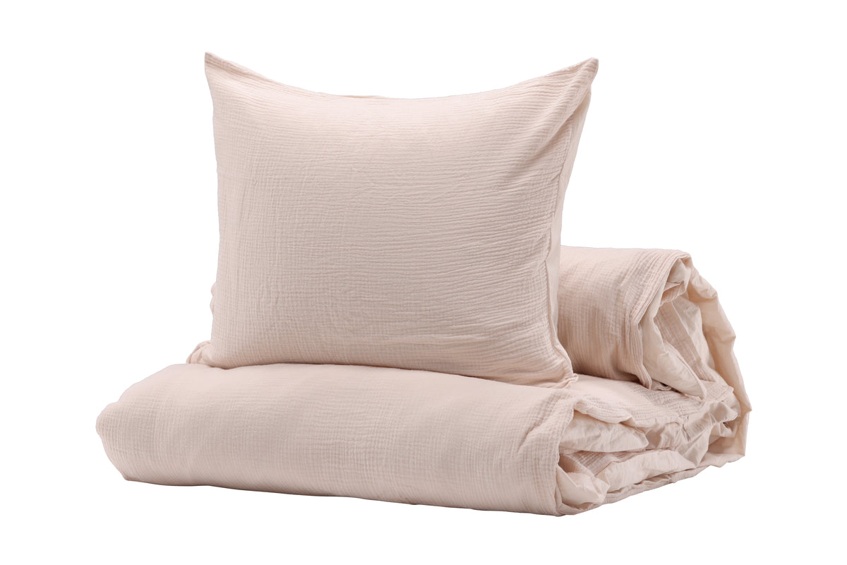 Sengesæt 50 x 60 + 150 x 200 Lys Rosa