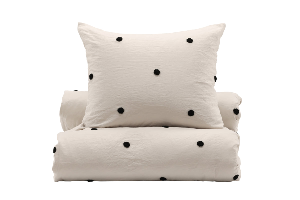 Loke Sengesæt 50 x 60 + 150 x 200 Lysgrå