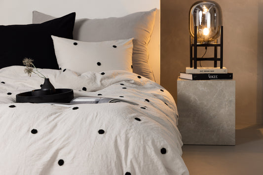 Loke Sengesæt 50 x 60 + 150 x 200 Lysgrå