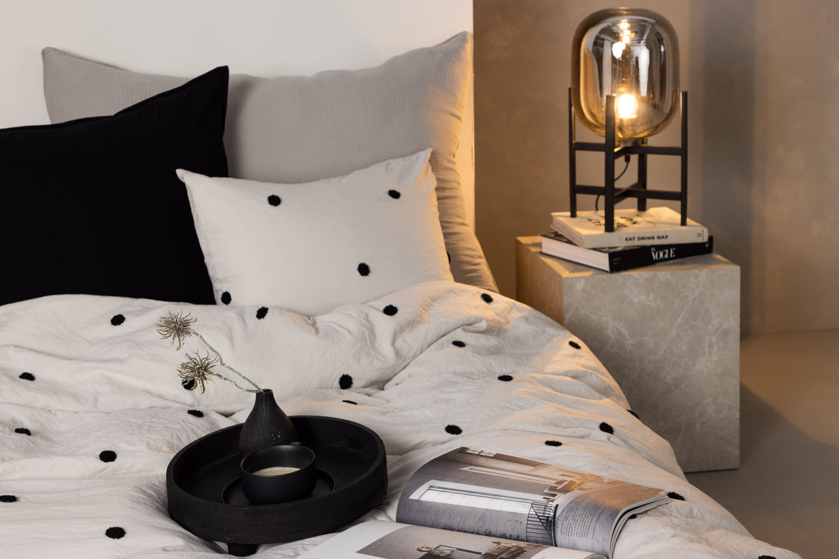 Loke Sengesæt 50 x 60 + 150 x 200 Lysgrå