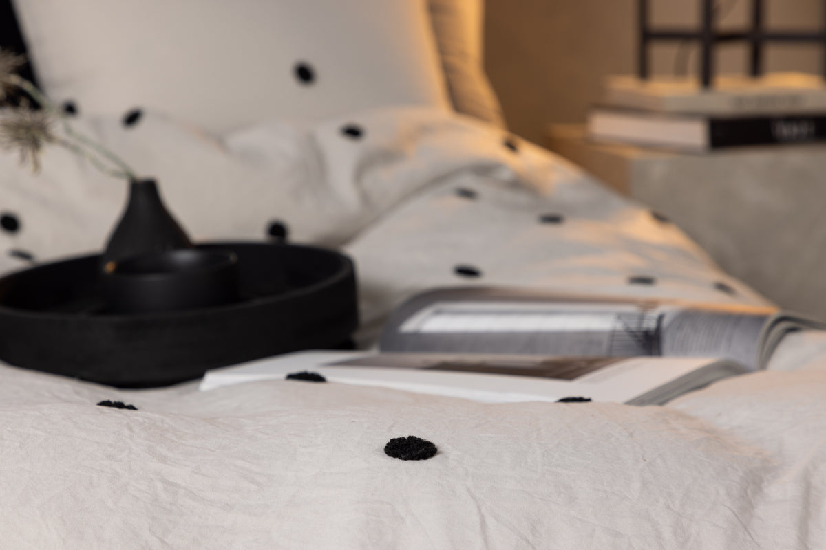 Loke Sengesæt 50 x 60 + 150 x 200 Lysgrå