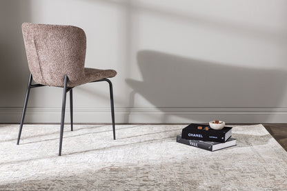 Cleo Rektangulært tæppe 230 x 160 Sølv