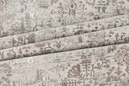 Cleo Rektangulært tæppe 230 x 160 Sølv