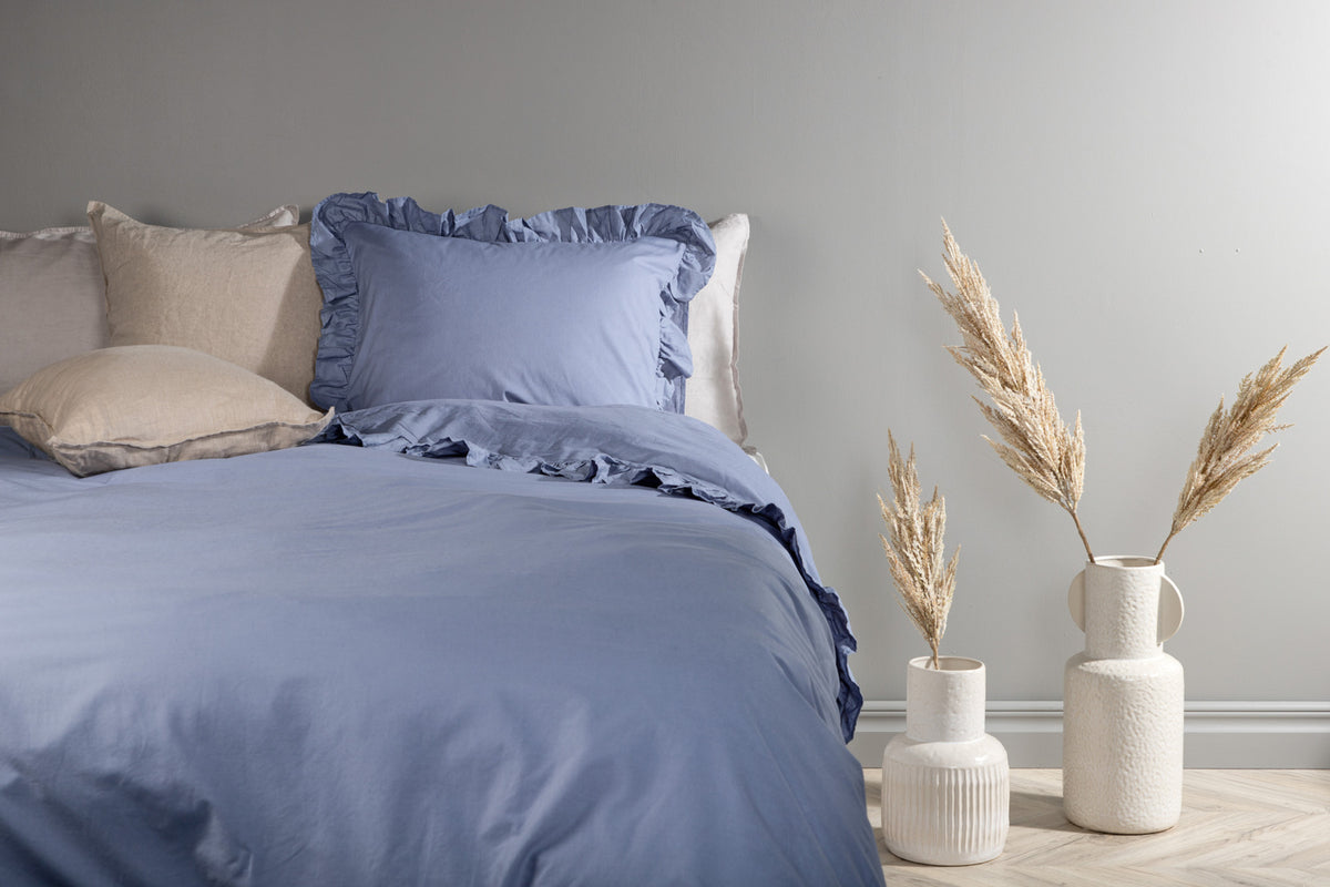 Sengesæt 240 x 220 Blå