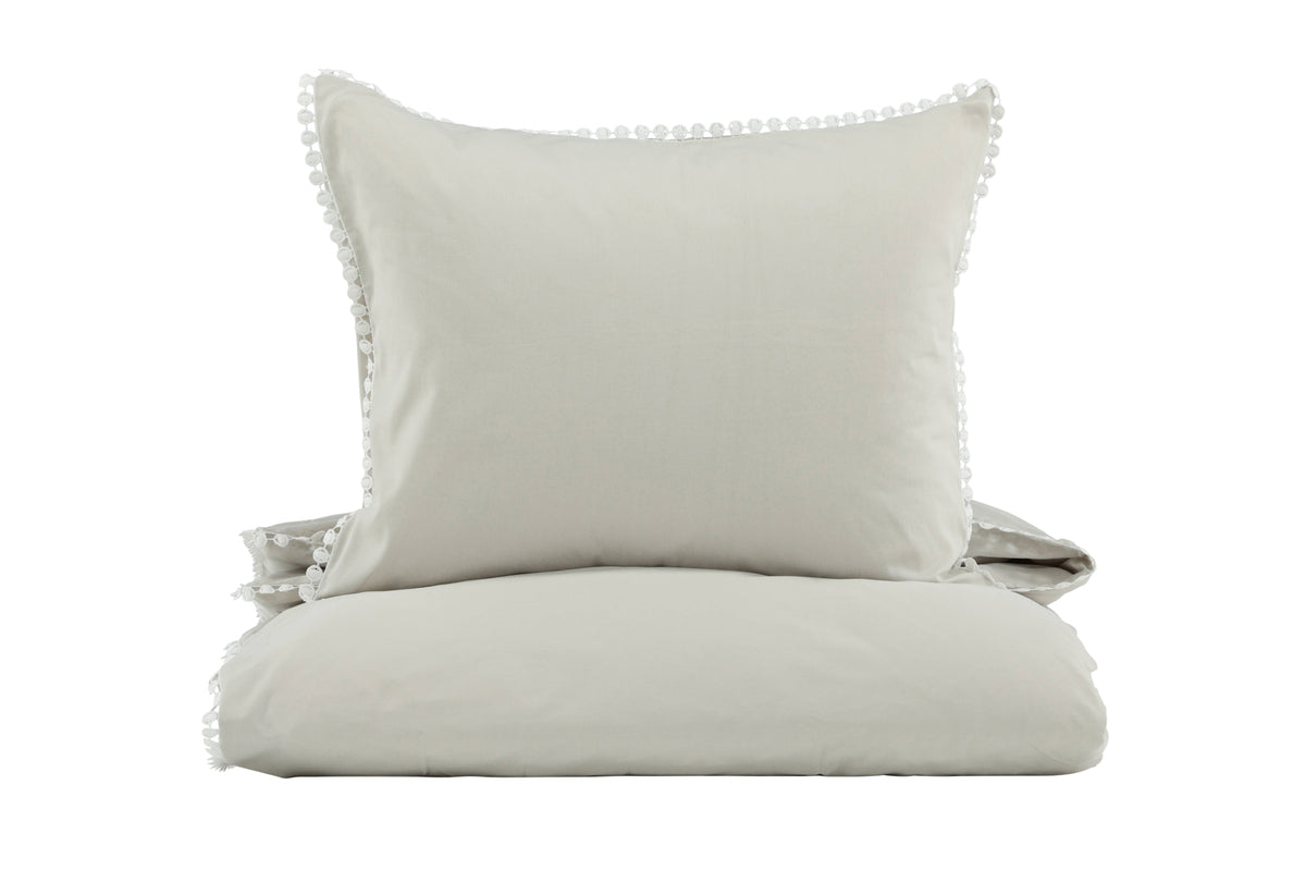 Livia Sengesæt 200 x 150 Lysegrå