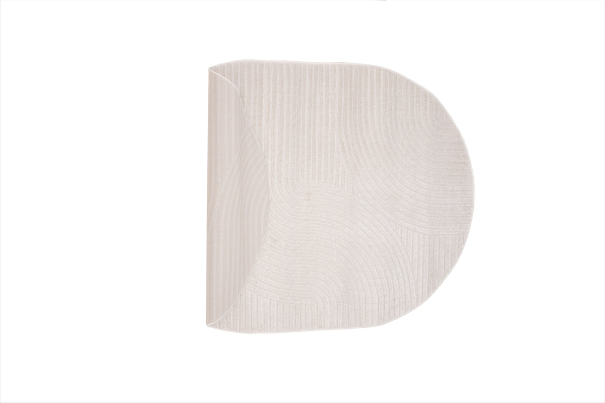 Vince Oval Tæppe 230 x 160 Hvid