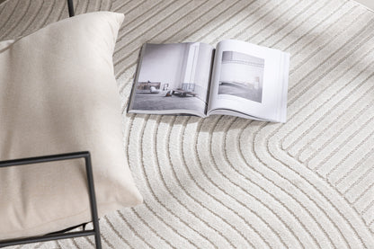 Vince Oval Tæppe 230 x 160 Hvid