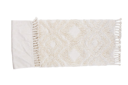 Hilma Rektangulære Tæpper 200 × 70 Hvid