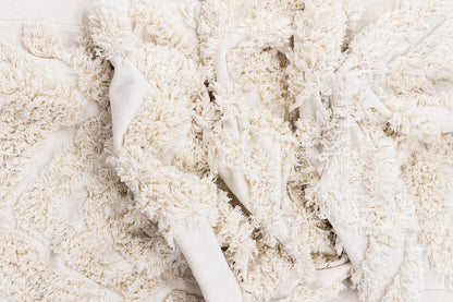 Hilma Rektangulære Tæpper 200 × 70 Hvid