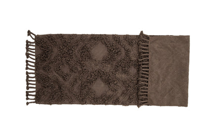 Rektangulært tæppe 200 x 70 Brun