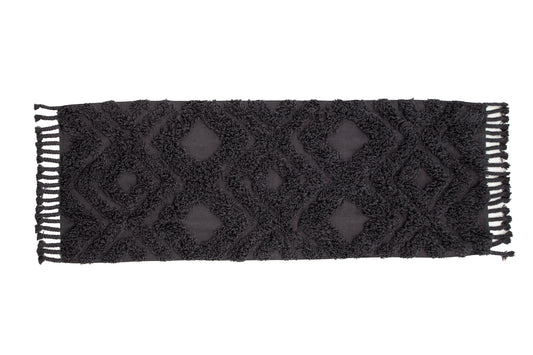 Rektangulært tæppe 200 x 70 Mørkegrå