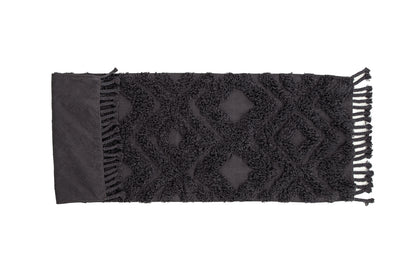 Rektangulært tæppe 200 x 70 Mørkegrå