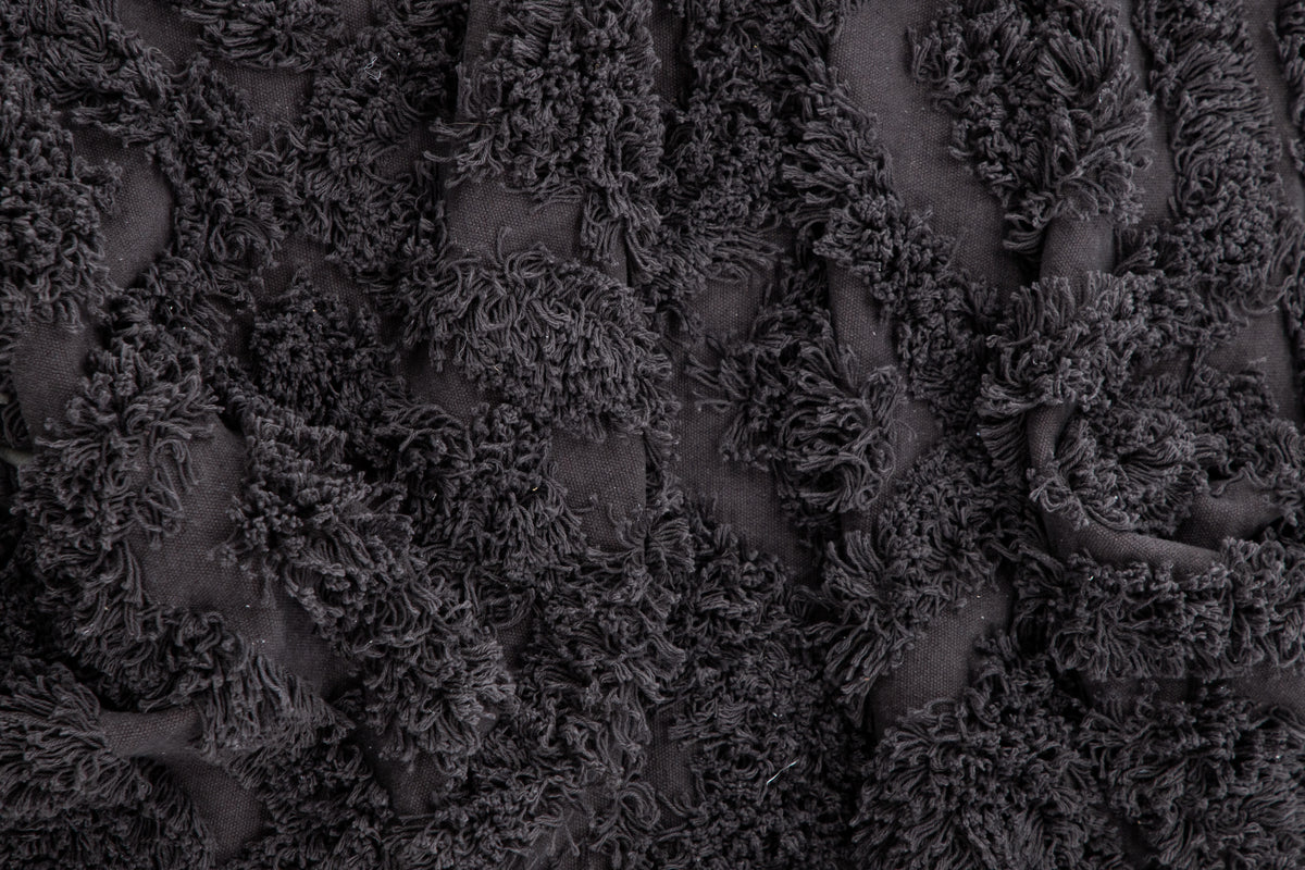 Rektangulært tæppe 200 x 70 Mørkegrå