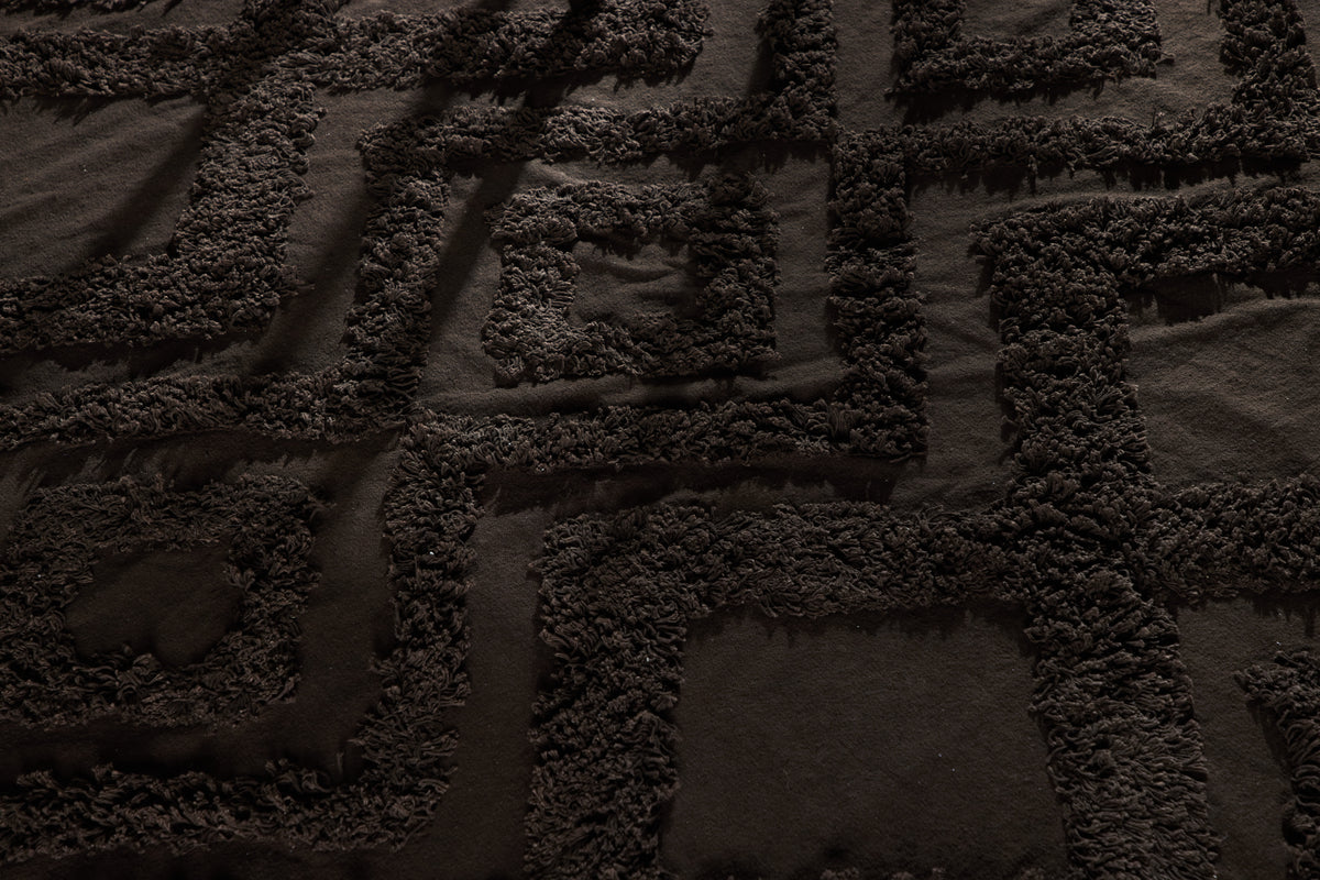 Hilma Rundt tæppe 200 Brun