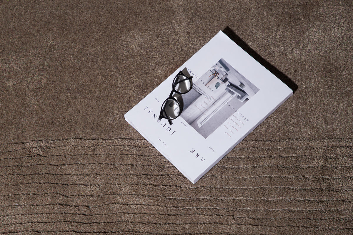 Matteo Rektangulært tæppe 203 x 300 Brun