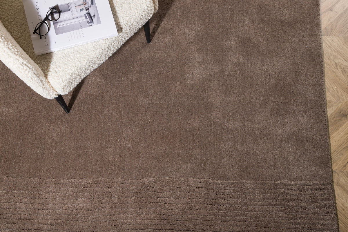 Matteo Rektangulært tæppe 203 x 300 Brun