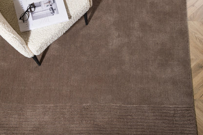 Matteo Rektangulært tæppe 203 x 300 Brun