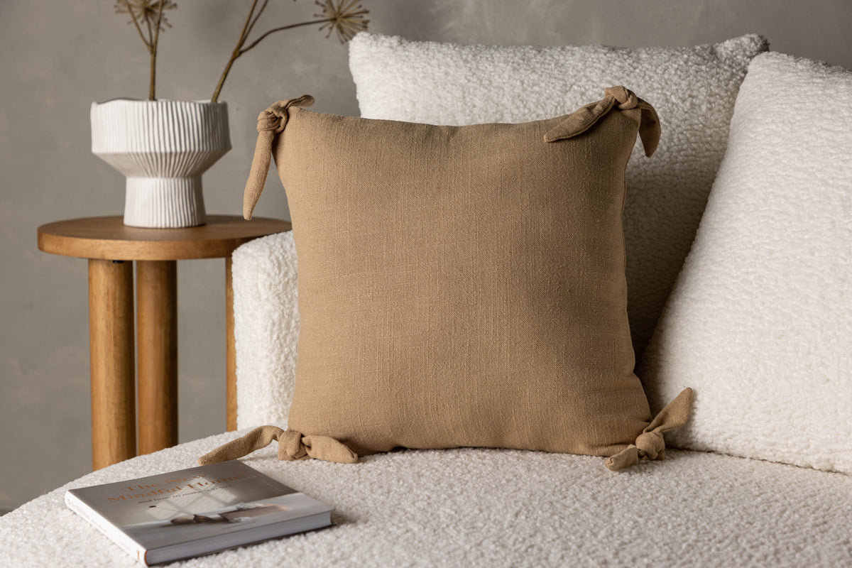 Pudebetræk 40 x 40 Brun