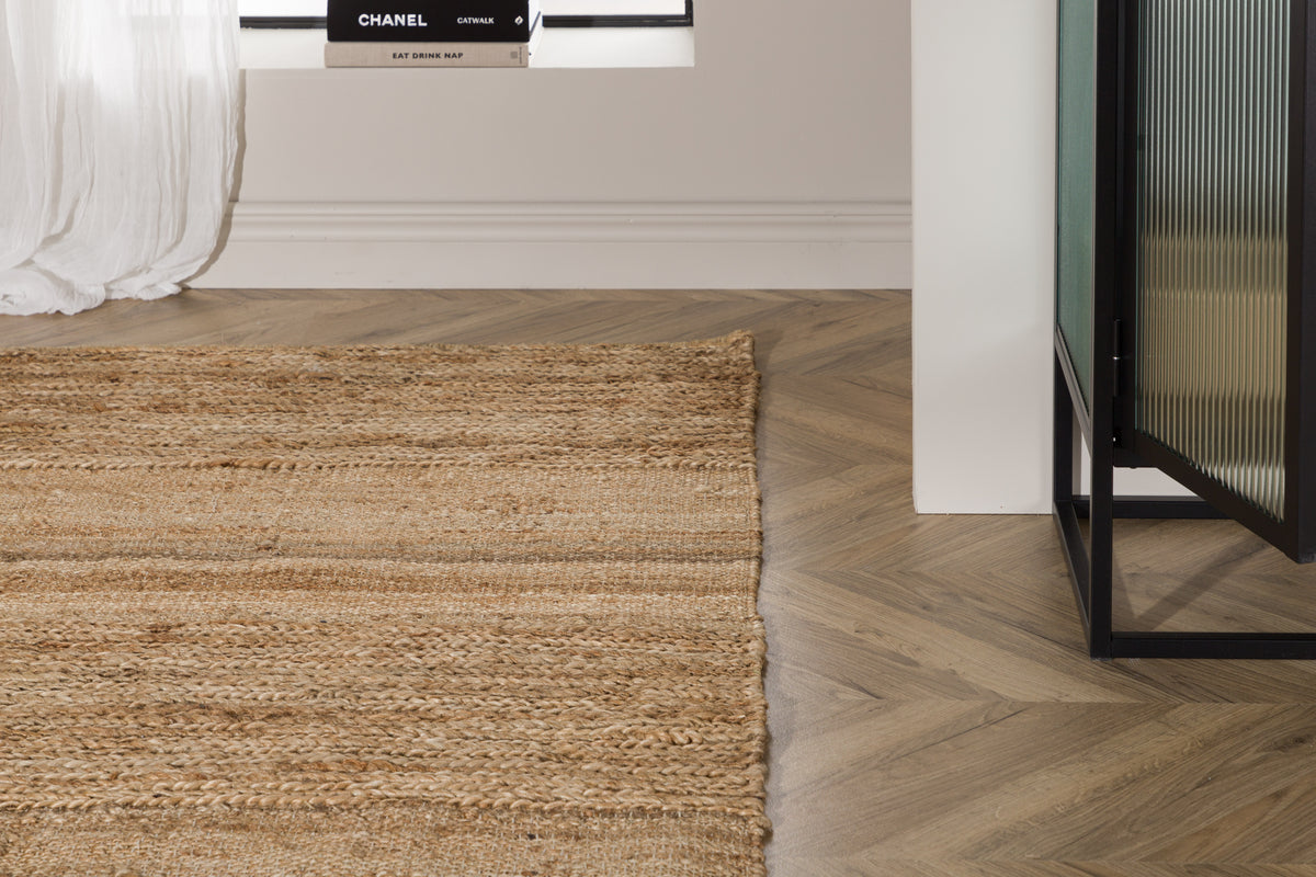 Hannes Rektangulært tæppe 300 x 200 Nature