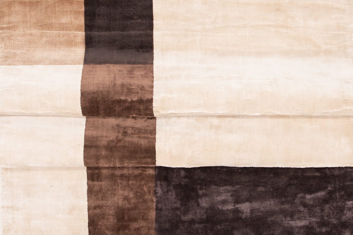 Arvid Rektangulært tæppe 162 x 230 Brun