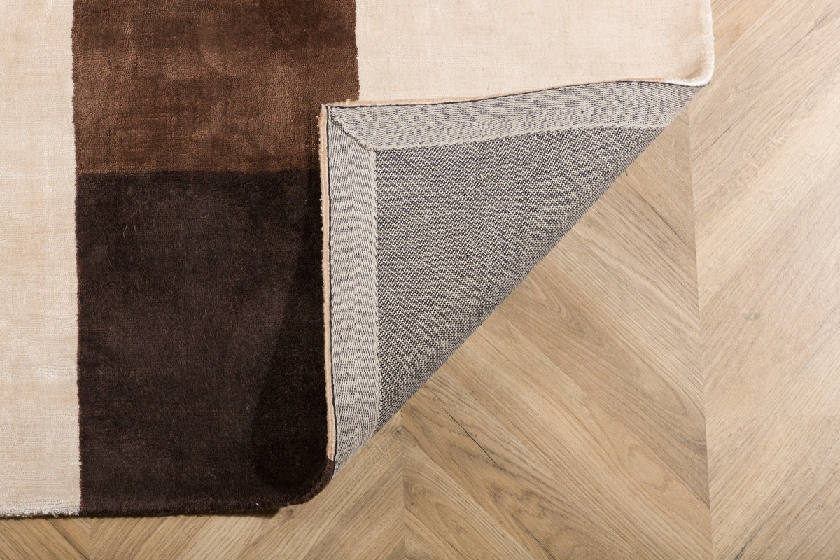 Arvid Rektangulært tæppe 162 x 230 Brun