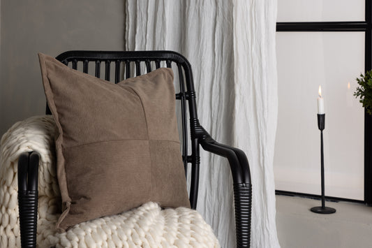 Lykke Pudebetræk 50 x 50 Brun