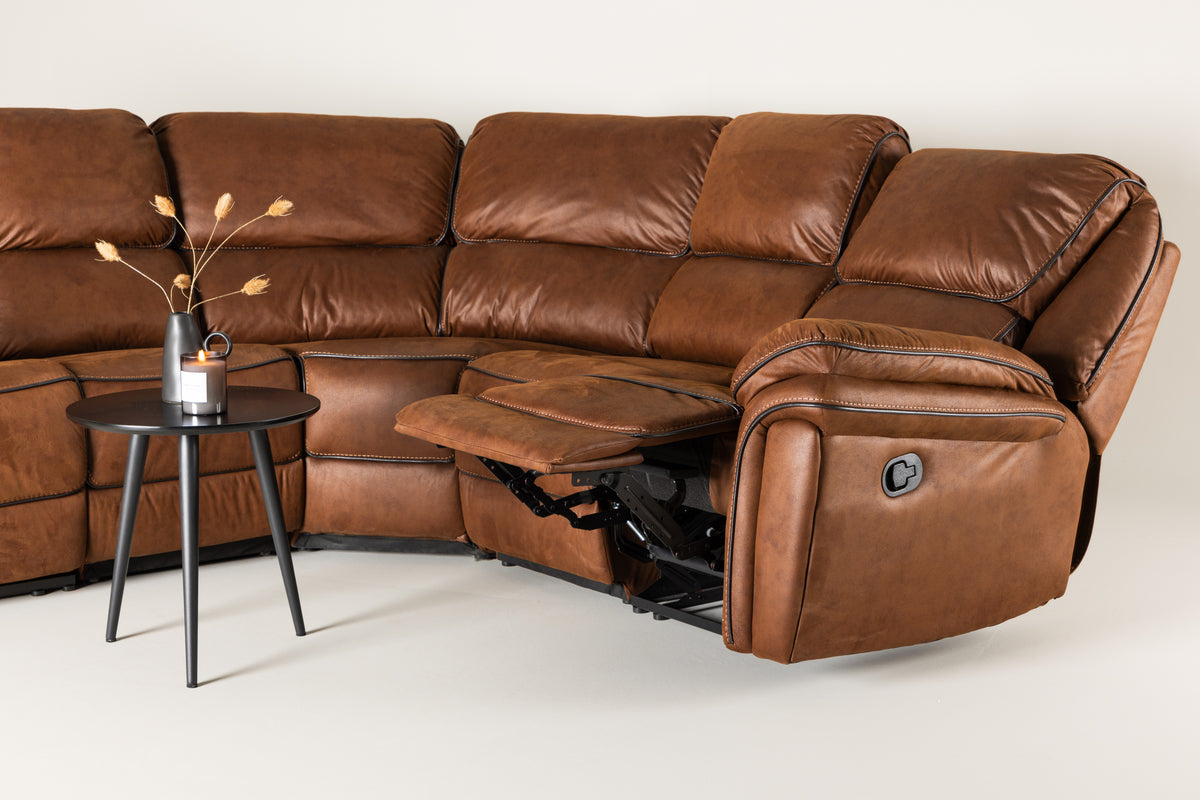 Lænestolsofa Brun