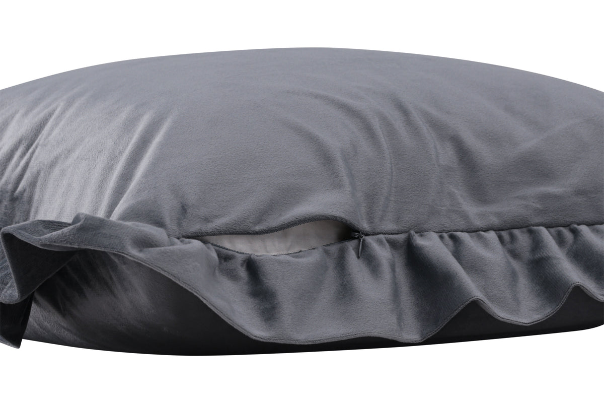 Hailey Pudebetræk 40 x 60 Grå