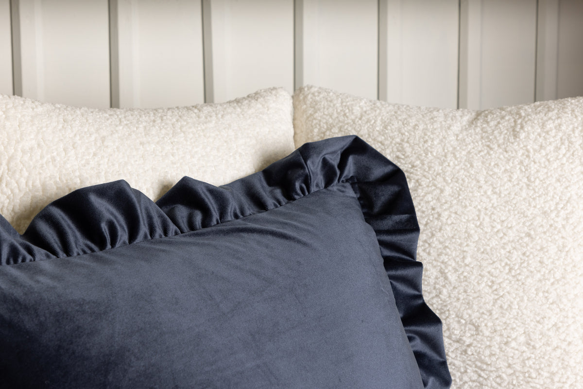 Hailey Pudebetræk 40 x 60 Mørkeblå