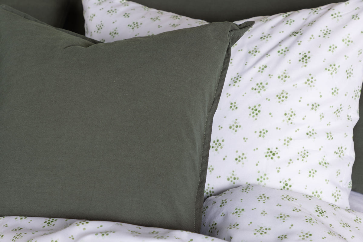 Pudebetræk 45 x 45 Grøn