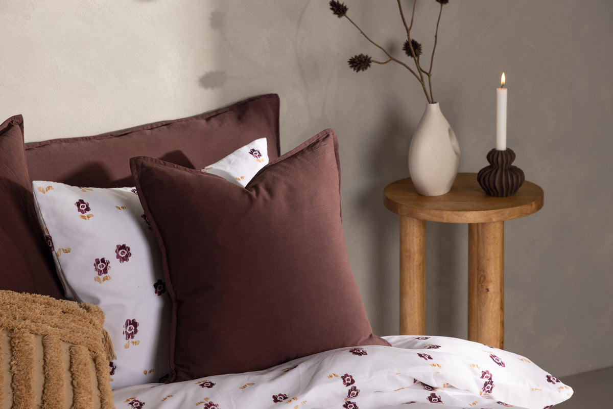 Ronja Pudebetræk 45 x 45 Brun