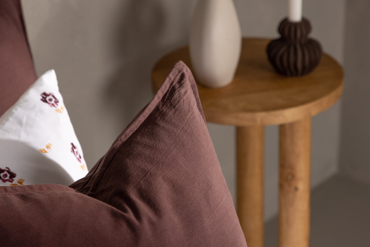 Ronja Pudebetræk 45 x 45 Brun