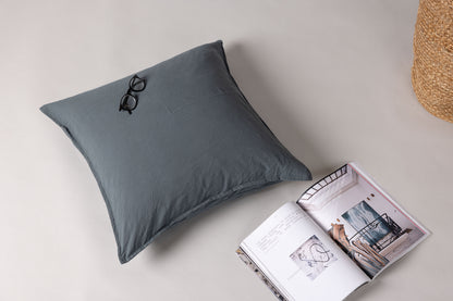 Pudebetræk 45 x 45 Mørkegrå