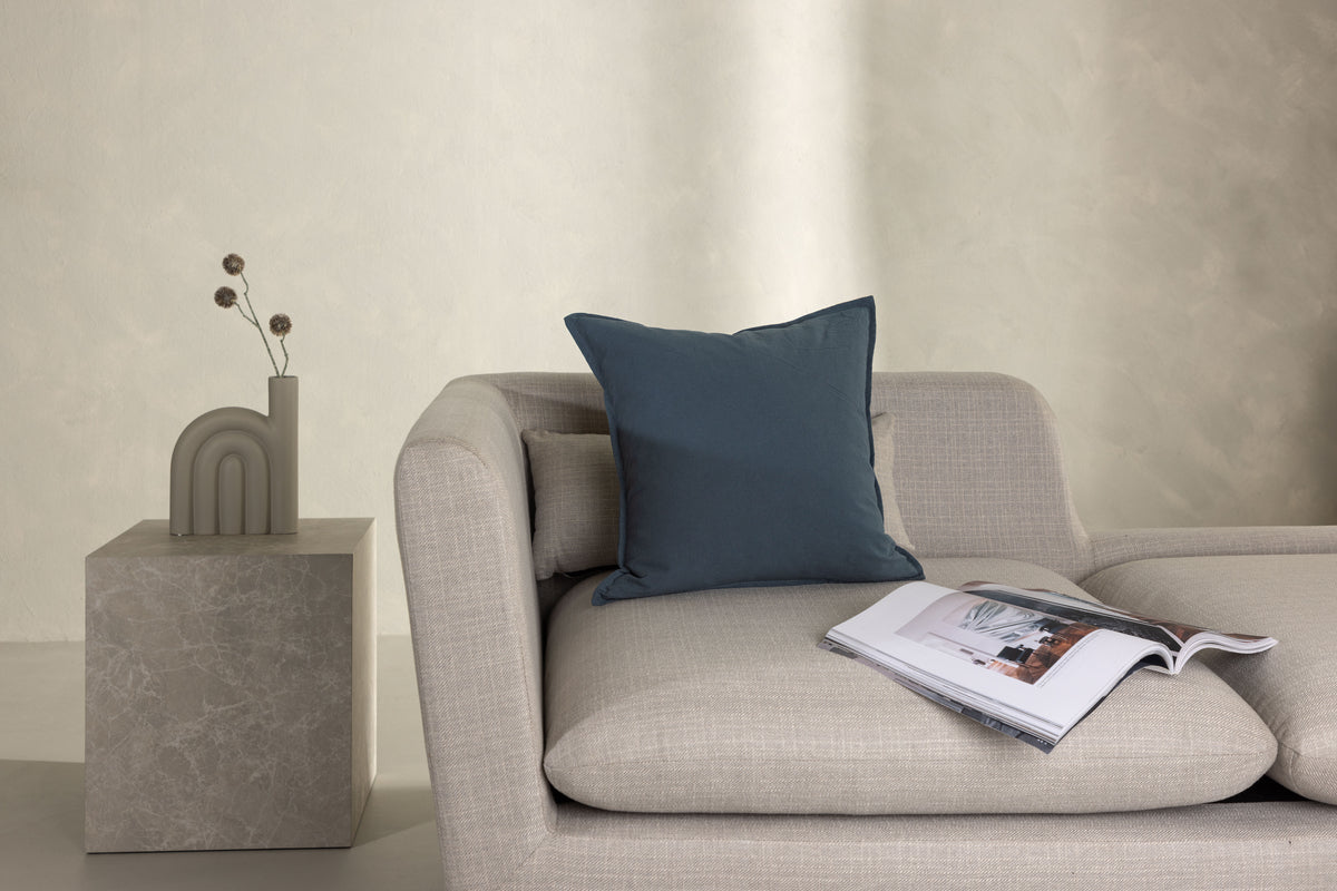 Ronja Pudebetræk 60 x 60 Mørkeblå