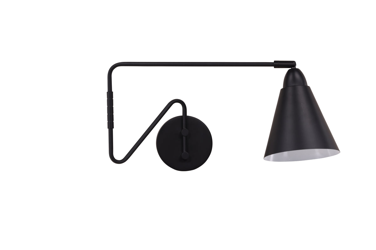 Væglampe Sort