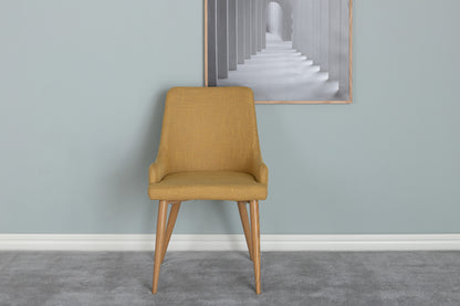 Plaza Spisebordsstol 2-pak Gul