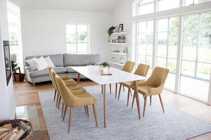 Plaza Spisebordsstol 2-pak Gul