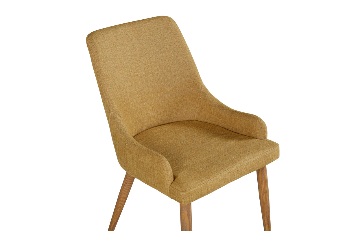 Plaza Spisebordsstol 2-pak Gul