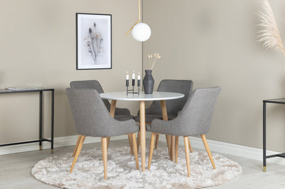 Spisebordsstol, mørkegrå