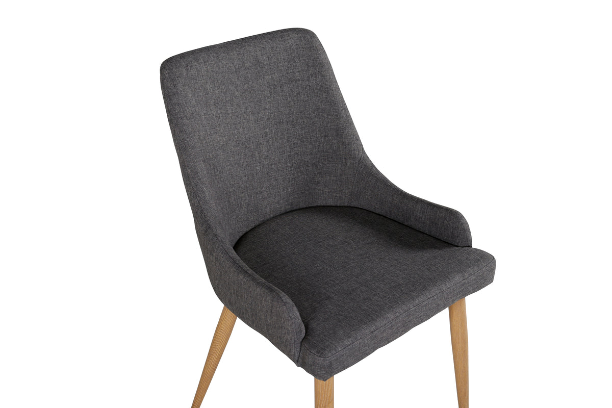 Spisebordsstol, mørkegrå