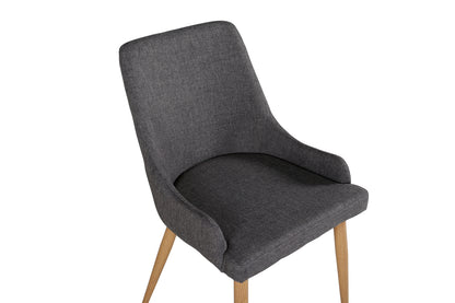 Spisebordsstol, mørkegrå