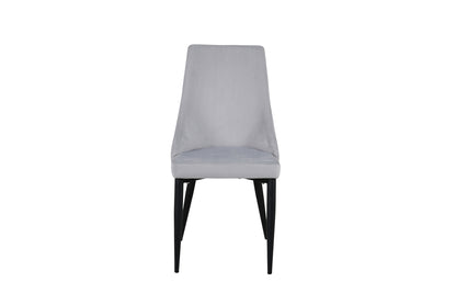 Spisebordsstol 2-pak Lys Grå