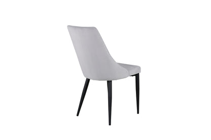 Spisebordsstol 2-pak Lys Grå