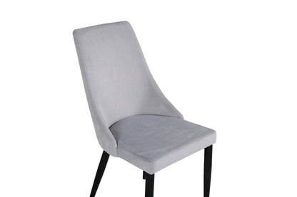 Spisebordsstol 2-pak Lys Grå