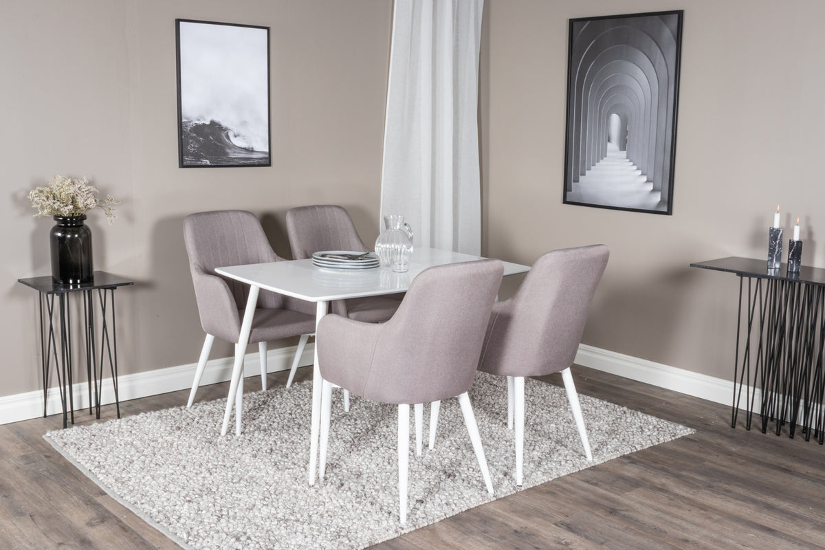 Comfort Spisebordsstol 2-pak Grå